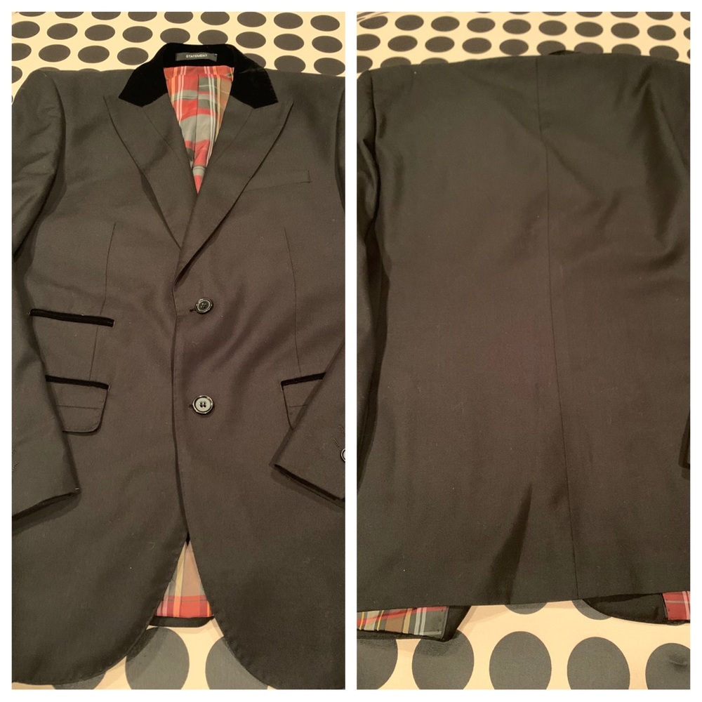 Statement Italy “Confidence” Dinner Jacket Size 4… - image 1
